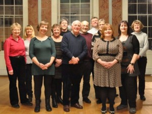 Committee members from Unlocking Warwick in the Court House Ballroom