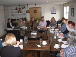 Representatives of local organisations discussed various ideas for improving the visitor experience in Warwick