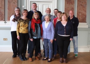 Some of the volunteers before the meeting in the Jury Street Court House on March 27th